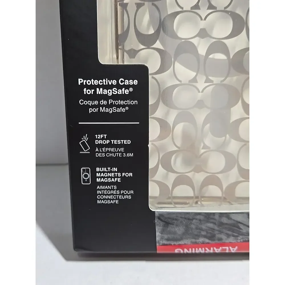 Coach iPhone Signature ProtectiveCase with MagSafe! iPhone16 retail:$78